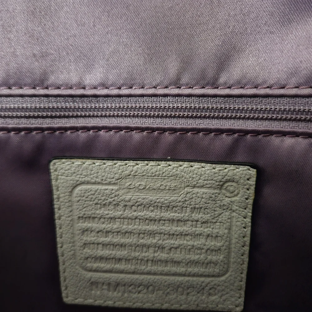 Coach Madison Embossed Python Leather Satchel - Picture 7 of 11